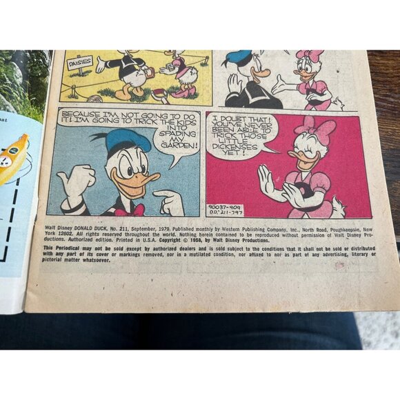 Whitman Walt Disney Donald Duck #211 Comic September 1979 Vintage Edition - Picture 4 of 5
